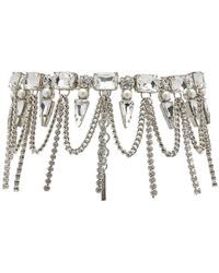 Alessandra Rich - Crystal-layered Chocker Necklace - Lyst