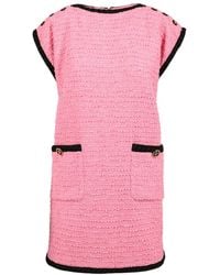 Gucci - Wool Blend Shift Dress - Lyst