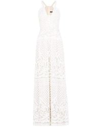 Bcbgmaxazria striped floral lace cheap gown