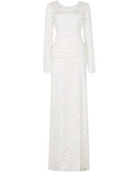 BCBGMAXAZRIA - Elizabella Cutout Lace Gown - Lyst