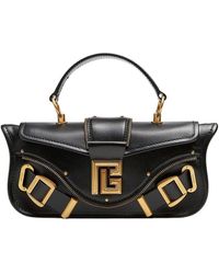 Balmain - Blaze Small Leather Shoulder Bag - Lyst