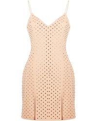 David Koma - Crystal Embellished Mini Dress - Lyst
