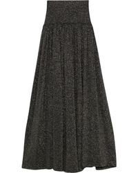 Zimmermann - Crush Metallic Flare Skirt - Lyst