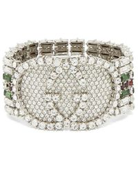 Gucci - Crystal-embellished Tennis Bracelet - Lyst