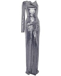 Roland Mouret - Delamere One-shoulder Sequin Gown - Lyst