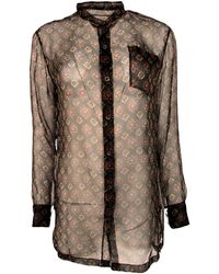 Dries Van Noten - Chiffon Tunic Blouse - Lyst