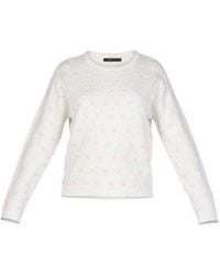 BCBGMAXAZRIA - Polka Dot Sweatshirt - Lyst