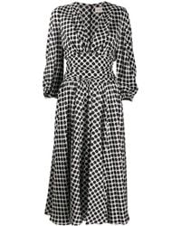 Alexandre Vauthier - Polka-dot Print Midi Dress - Lyst