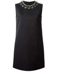 DSquared² - Black Jewel Embellished Mini Dress - Lyst