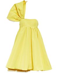 Nina Ricci - Asymmetric One Shoulder Mini Dress Yellow - Lyst