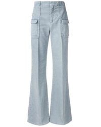Chloé - Corduroy Wide Leg Trousers Pants - Lyst