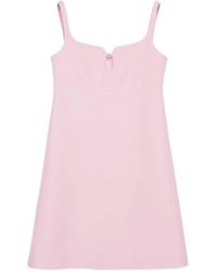 Gucci - Pink Silk And Wool Cady Crepe Dress - Lyst