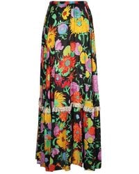 Gucci - Ken Scott- Print Viscose Skirt - Lyst