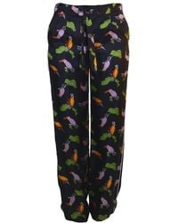 Gucci - Toucan Print Pyjama Silk Pants - Lyst