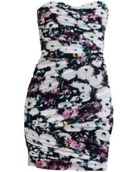 BCBGMAXAZRIA - Winnie Strapless Floral Print Dress - Lyst