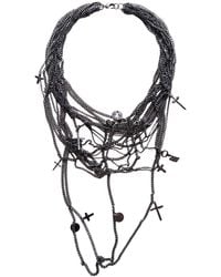 BCBGMAXAZRIA - Layered Charm Chain Statement Necklace - Lyst