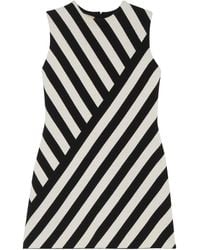 Gucci - Striped Jacquard Sleeveless Dress - Lyst