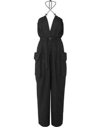 dries van noten white jumpsuit