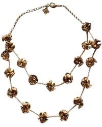 BCBGMAXAZRIA - Floral Charm Chain Necklace - Lyst