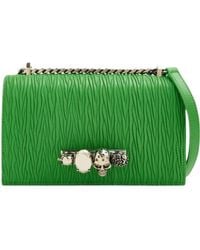 McQueen - Jewelled Small Crossbody Satchel Bag - Lyst