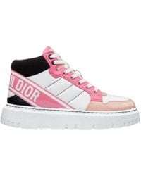 Dior - D-player Leather Sneakers - Lyst