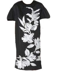 Dries Van Noten - Floral Motif Silk Blend Dress - Lyst