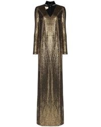 Gucci - Patent Choker Chainmail Gown - Lyst