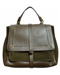 Jérôme Dreyfuss Edouard Satchel Bag Kaki Noirci - Multicolour