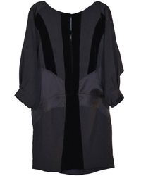 BCBGMAXAZRIA - Black Bat Sleeve Mini Dress - Lyst