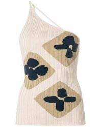 Jacquemus - Rib Knit One Shoulder La Maille Caldu Top - Lyst