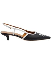 Gucci - X Adidas Trefoil Leather Slingback Pumps - Lyst
