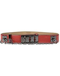 BCBGMAXAZRIA Red Toggle Waist Belt