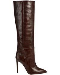 Paris Texas - Crocodile-effect Leather Knee-high Boots - Lyst