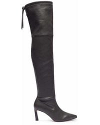 Stuart Weitzman - Natalia Over The Knee Length Stretch Leather Boots - Lyst