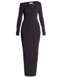 Alexandre Vauthier - Embellished Jersey Off-the-shoulder Dress - Lyst