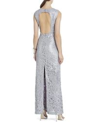 BCBGMAXAZRIA Sequin Bodycon Midaxi Dress in Purple | Lyst