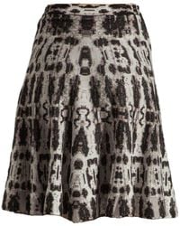 BCBGMAXAZRIA - A-line Silk Blend Skirt - Lyst