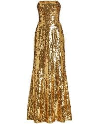 Carolina Herrera - Sequin-embellished Gown - Lyst