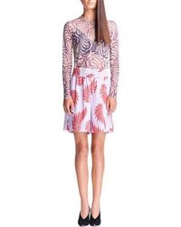 Dries Van Noten - Feather Printed Shorts - Lyst