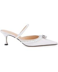 Mach & Mach - White Diamond & Pearl 65 Heels - Lyst