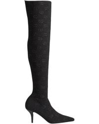 Gucci - Demi Shimmer GG Over-the-knee Boots - Lyst