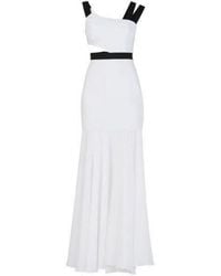 BCBGMAXAZRIA - Roxana One-shoulder Cutout-waist Gown - Lyst
