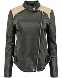 BCBGMAXAZRIA - Moto Leather Jacket - Lyst