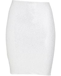 Alexandre Vauthier - Crystal-embellished Mini Skirt - Lyst