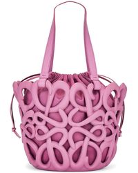 Loewe - Anagram Inflated Basket Bag In Purple - Lyst