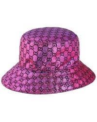 Gucci - Reversible GG Lamé Bucket Hat - Lyst