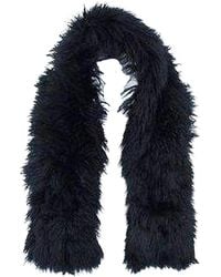 Maharishi - Pacifist Military Design Long Hair Sheepskin Scarf - Lyst