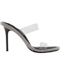 Alexander Wang - Nova Crystal Mule Heels - Lyst