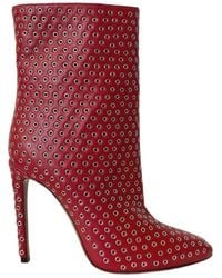 Alaïa - Studded Leather Ankle Boots - Lyst