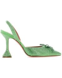AMINA MUADDI - Embellished Suede Rosie Pumps - Lyst